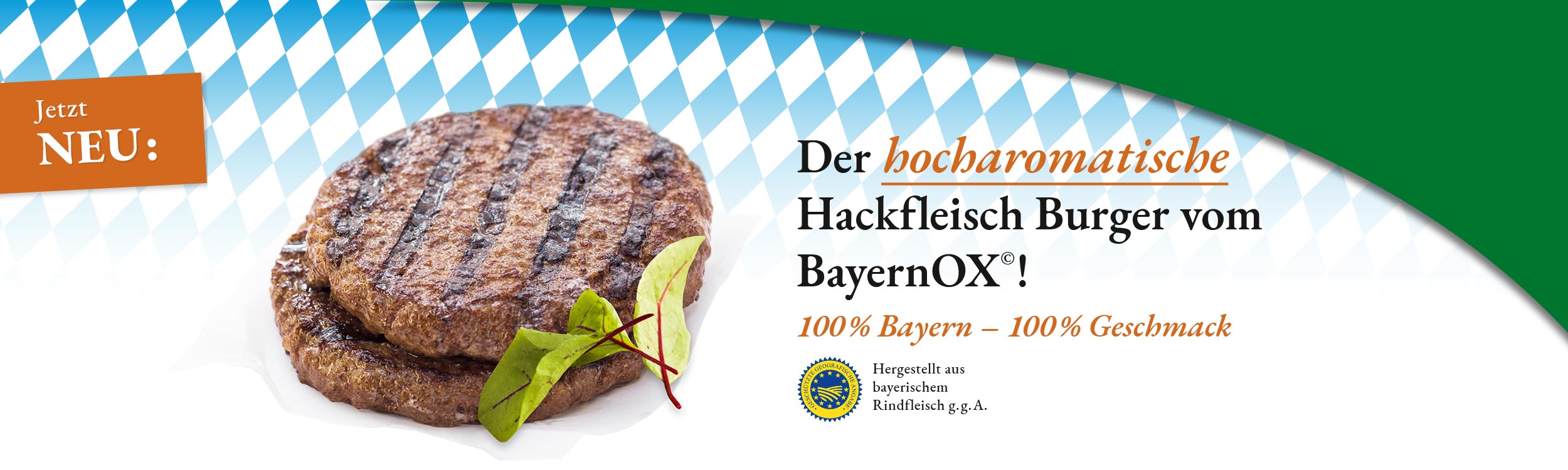 Der BayernOx-Burger – der perfekte Burger für Grill und Pfanne!